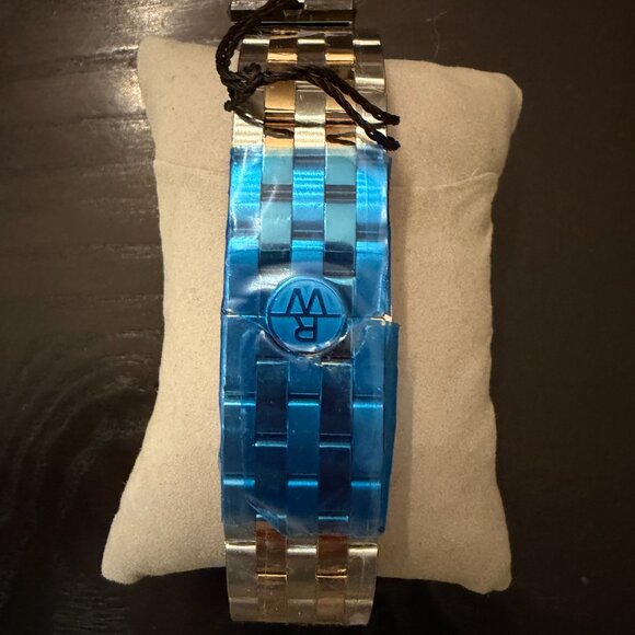 Raymond Weil Tango Blue Dial Two-tone Men's Watch - 5591-STP-50001 ($1475 MSRP) - Picture 3 of 6